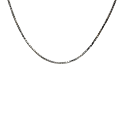 Zoom Venetiaanse mesh ketting vrouw zilver