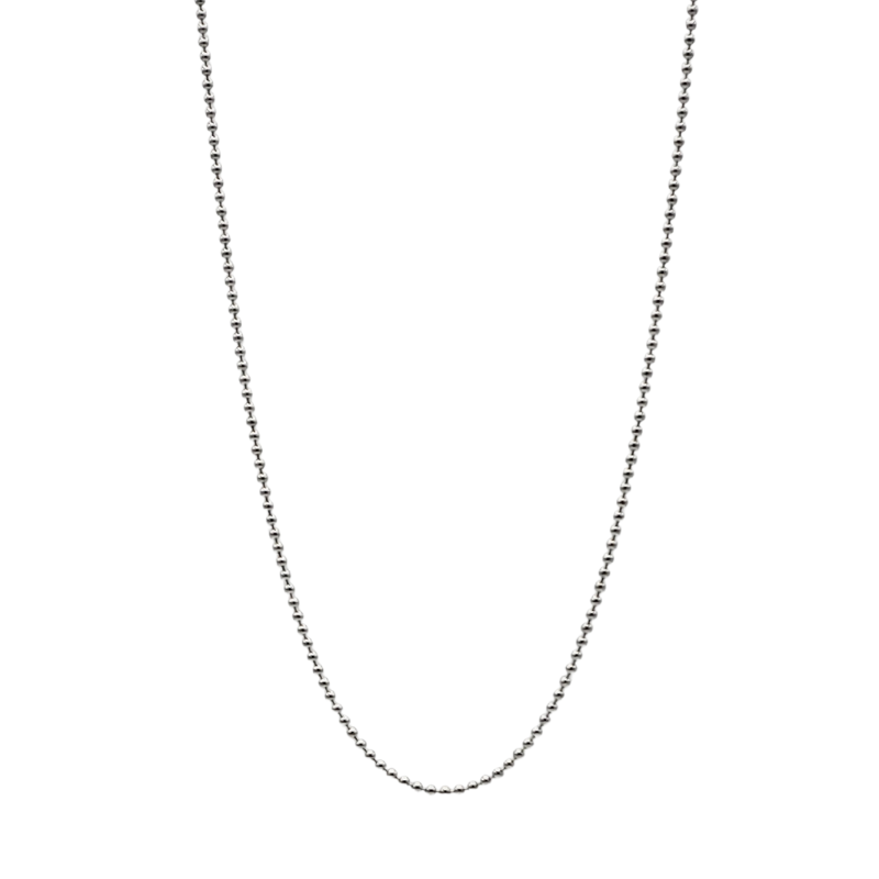 Chain ball silver man 70cm Chain ball silver man 70cm