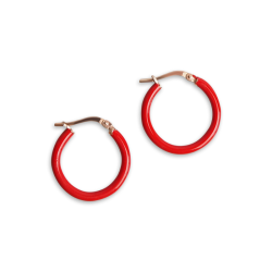 Creole earring red email