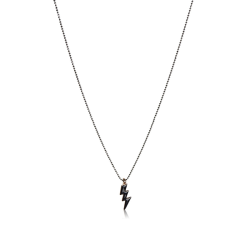 Women's sterling silver thunder necklace