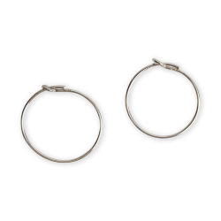 Boucles créoles argent massif 925