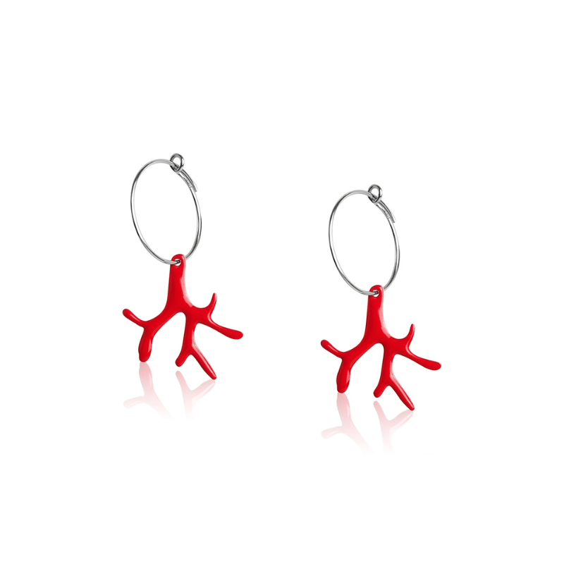Emaille rood email emaille oorbellen tiener Emaille rood email emaille oorbellen tiener