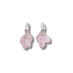 Boucles quartz rose femme...