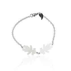 Bracelet family silver personalized woman