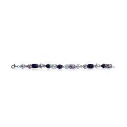 Bracelet Cristal Mauve Femme