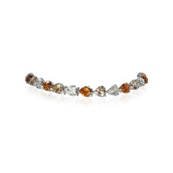 Orange Crystal Necklace Women Jewelry Brussels