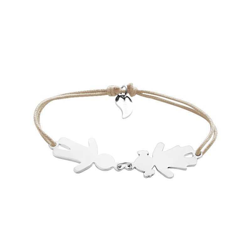 Gepersonaliseerde armband van de vrouwentouwfamilie Gepersonaliseerde armband van de vrouwentouwfamilie