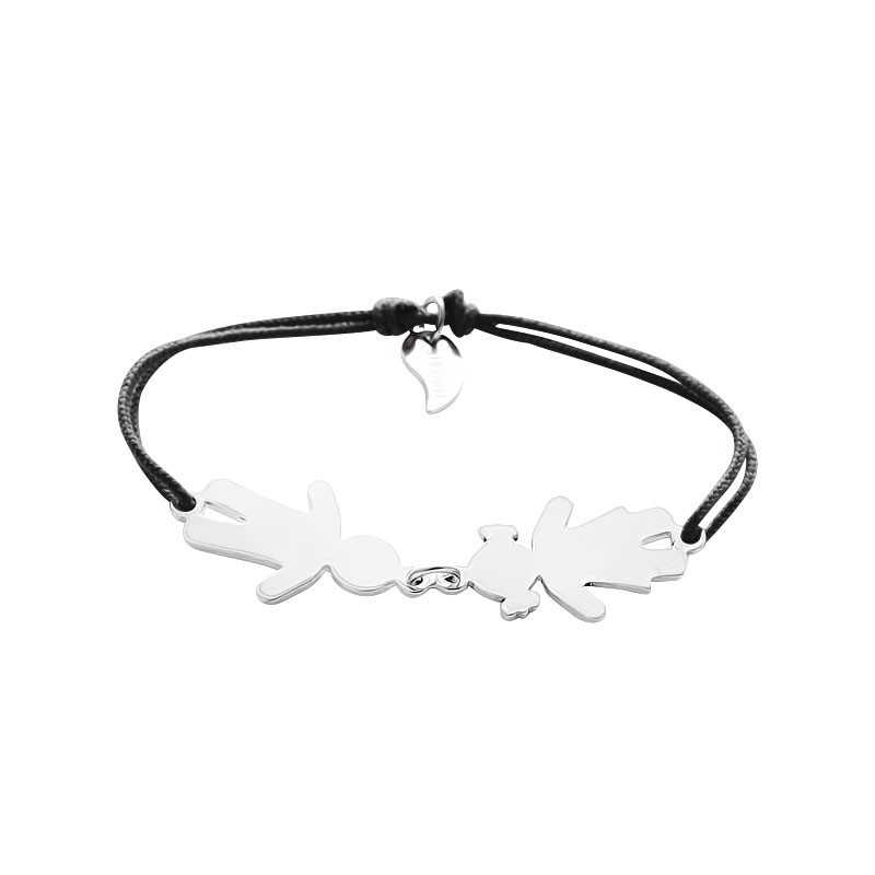 Family bracelet personalized rope woman Family bracelet personalized rope woman