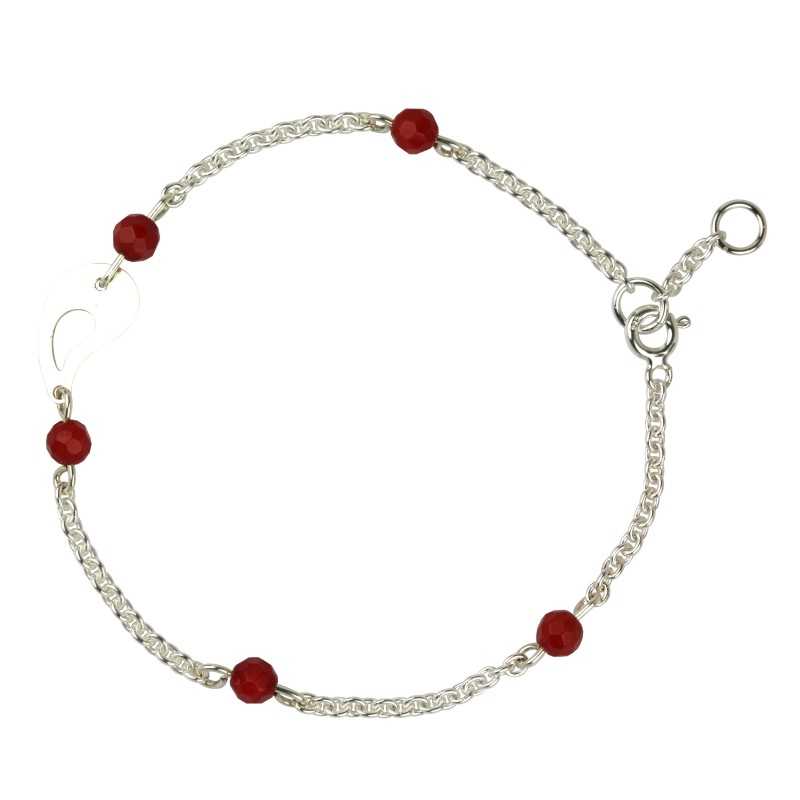Bracelet silver coral woman Bracelet silver coral woman