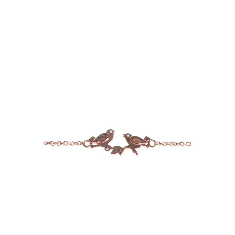 Bracelet plaqué or oiseaux femme Bracelet plaqué or oiseaux femme