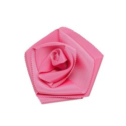 Brooch in pink flower fabric for women