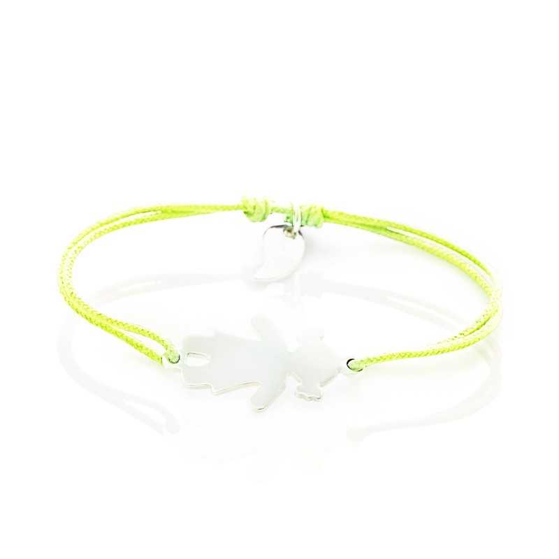 Gepersonaliseerde armband van het karakter van de meisjesvrouw Gepersonaliseerde armband van het karakter van de meisjesvrouw