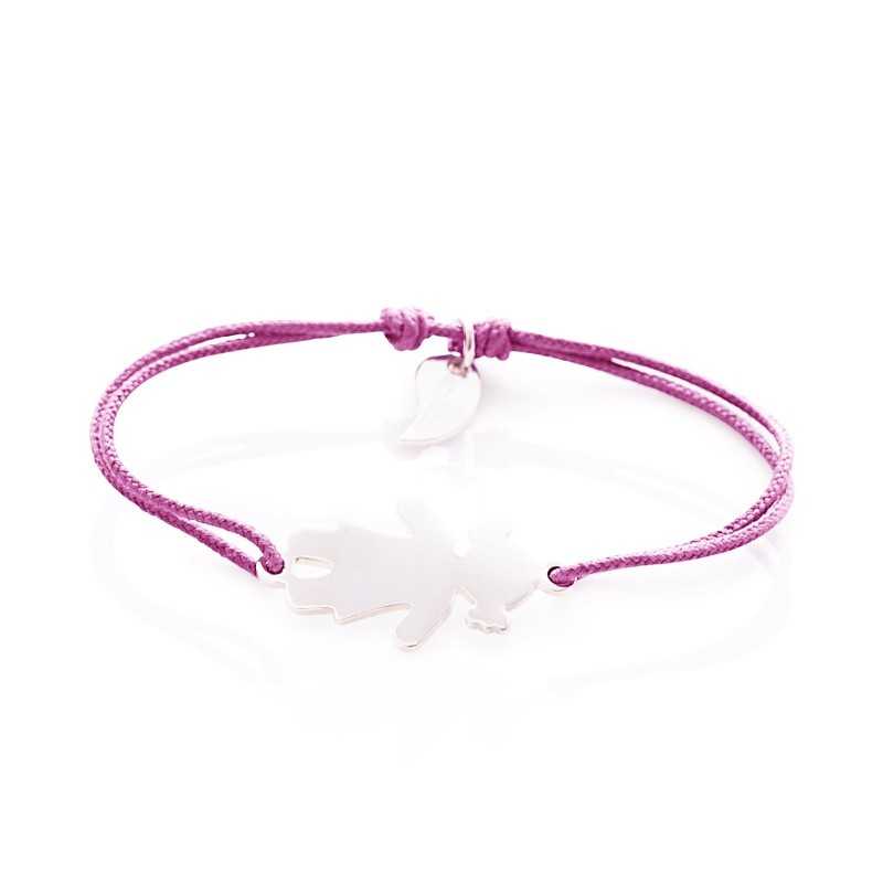 Gepersonaliseerde armband van het karakter van de meisjesvrouw Gepersonaliseerde armband van het karakter van de meisjesvrouw