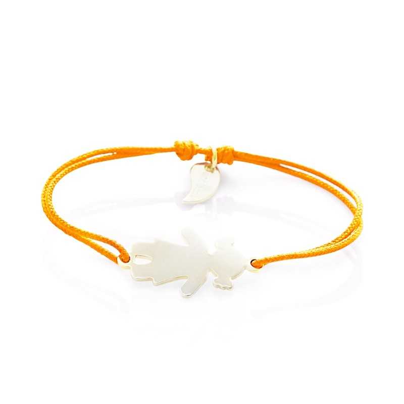 Gepersonaliseerde armband van het karakter van de meisjesvrouw Gepersonaliseerde armband van het karakter van de meisjesvrouw