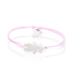 Girl character bracelet personalized woman