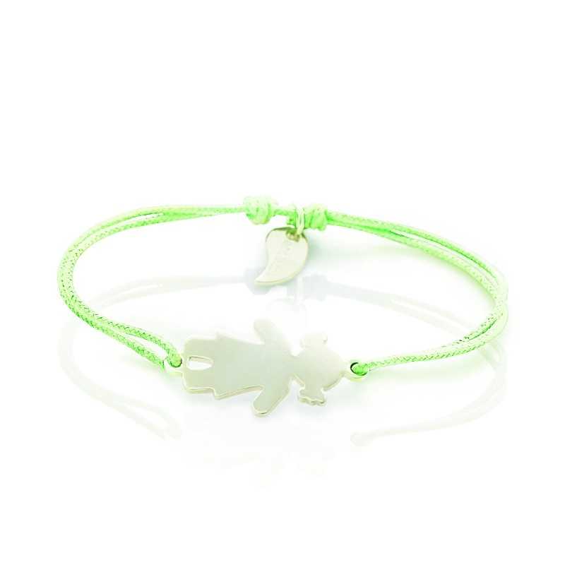 Gepersonaliseerde armband van het karakter van de meisjesvrouw Gepersonaliseerde armband van het karakter van de meisjesvrouw