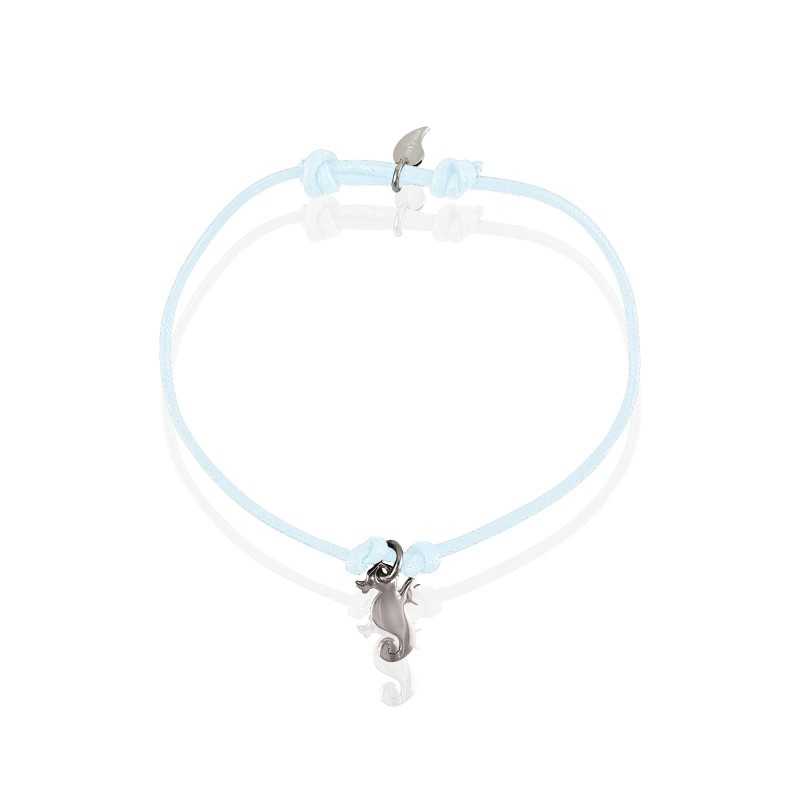 Silver seahorse bracelet woman Silver seahorse bracelet woman