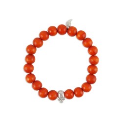 Skull head bracelet man