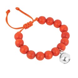 Bracelet perles bois homme