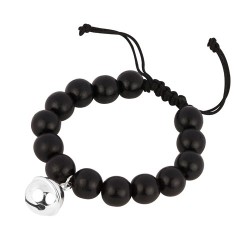 Bracelet perles bois homme