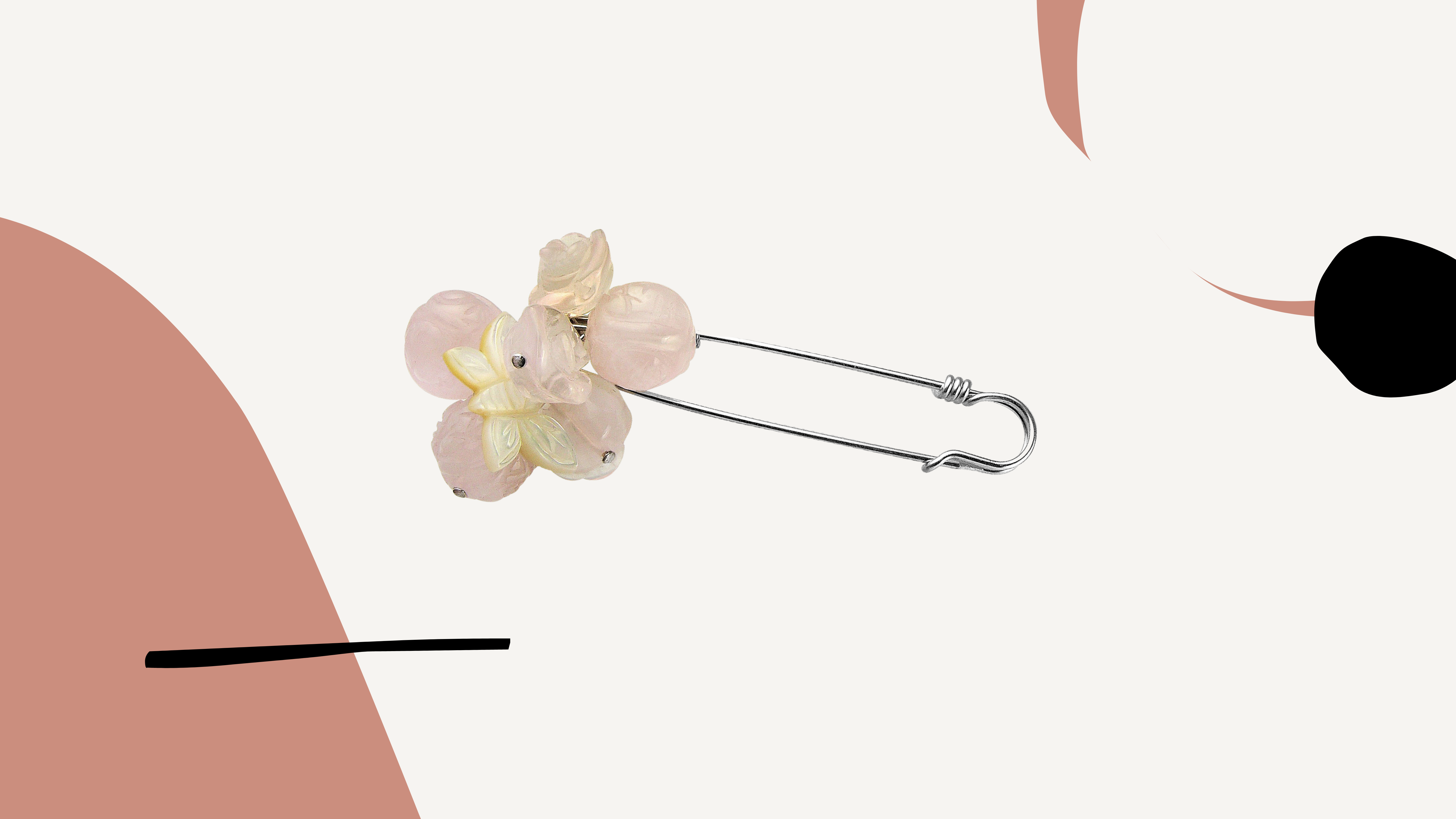 Broche femme argent massif artémi goutte créatrice belge