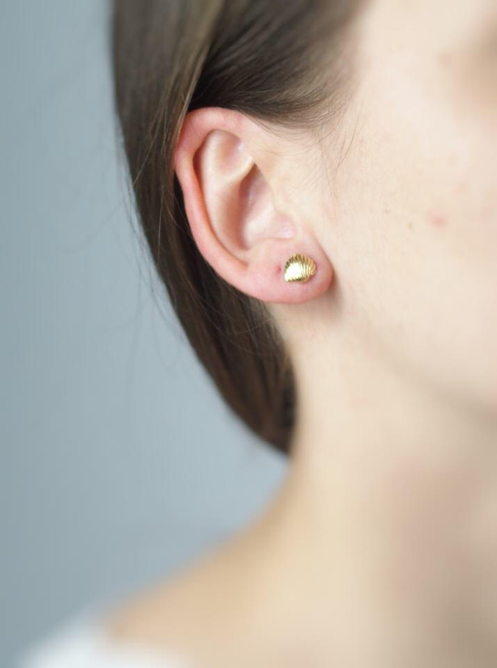 boucles d'oreilles coquillage femme