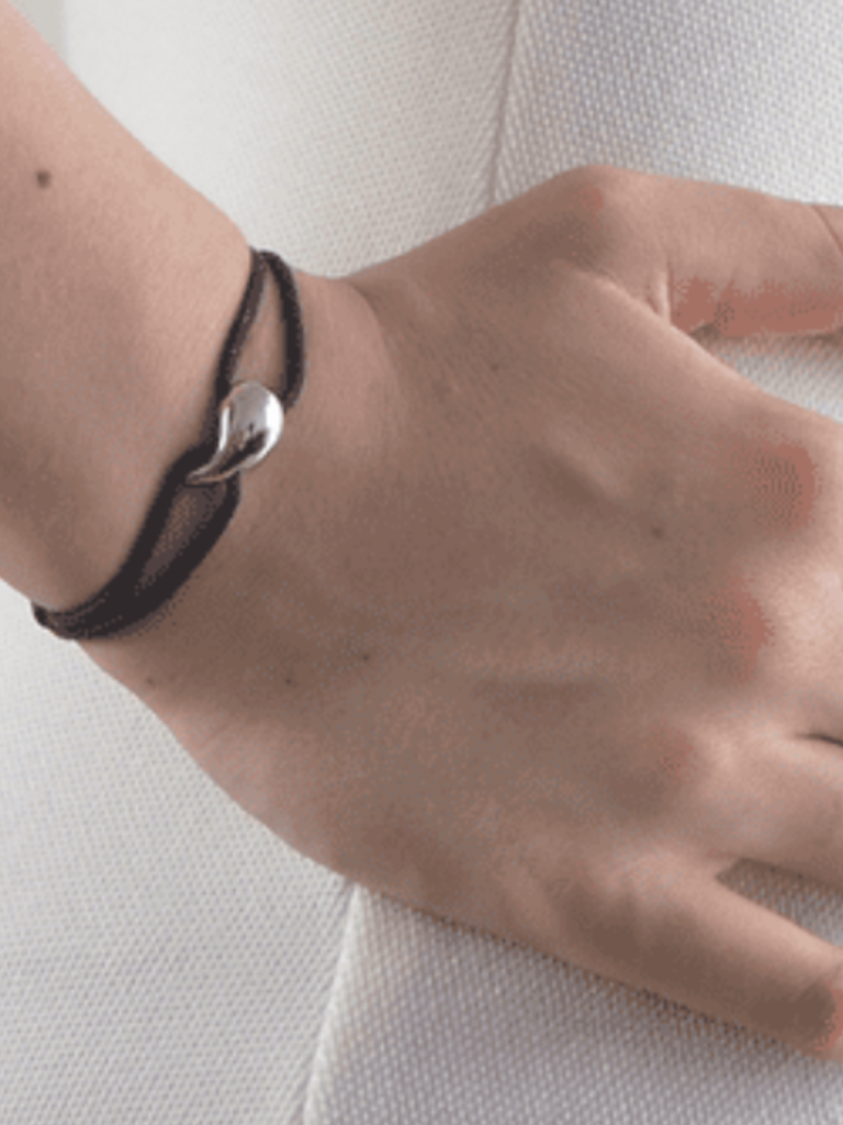 bracelet corde goutte femme