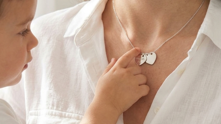bijouterie Ninove : Collier coeur femme argent
