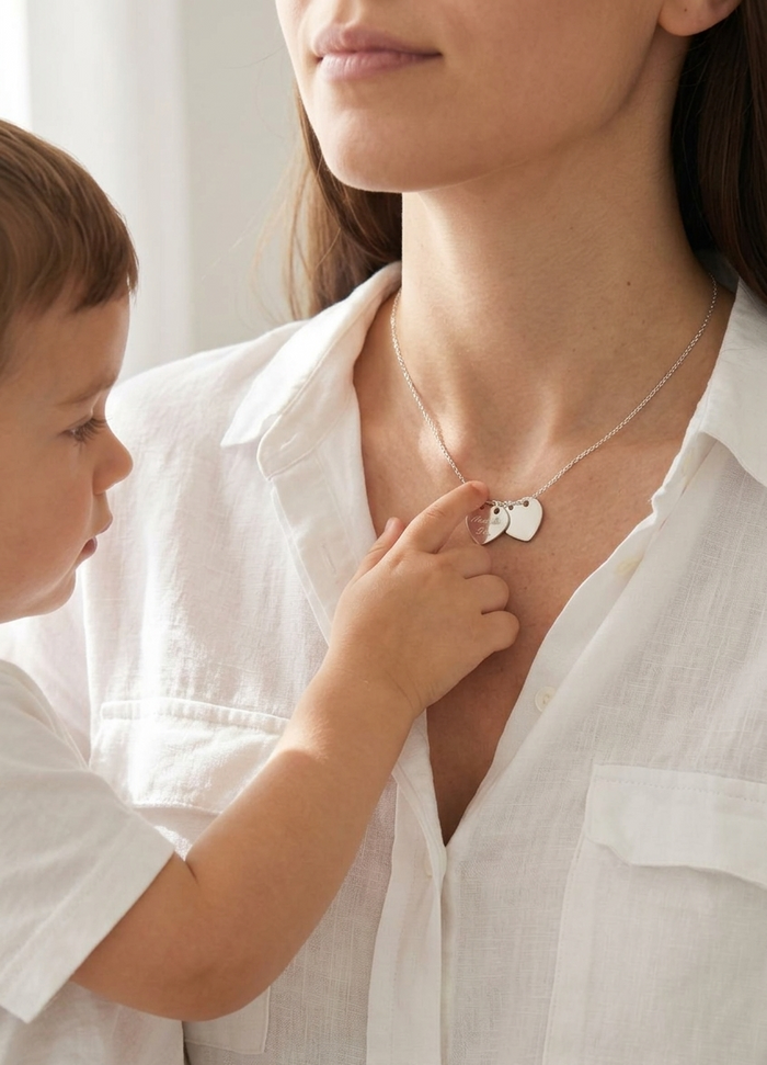 bijouterie Ninove : Collier coeur femme argent