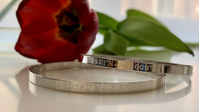 bracelet argent massif personnalisable