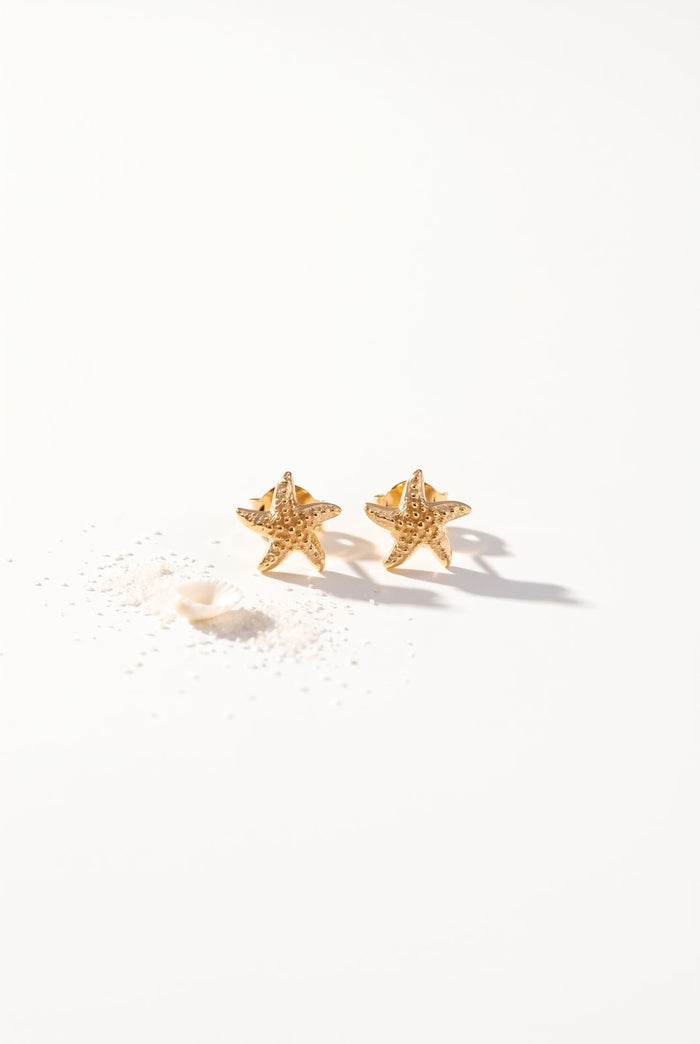 bijouterie Lier : boucle d'oreille étoile de mer