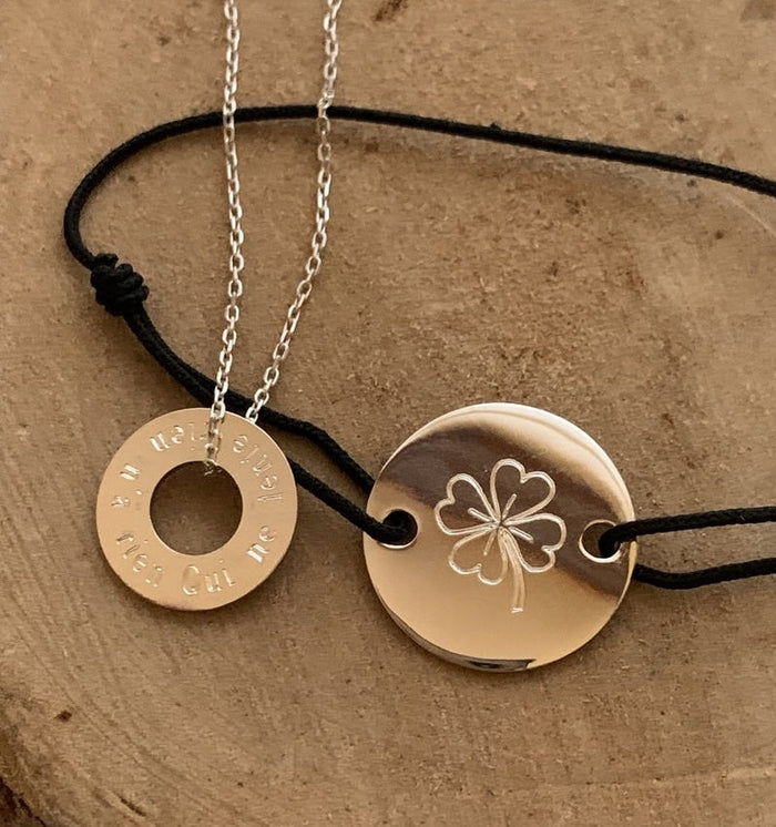 bijouterie Mechelen : Pendentif en argent personnalisable enfant