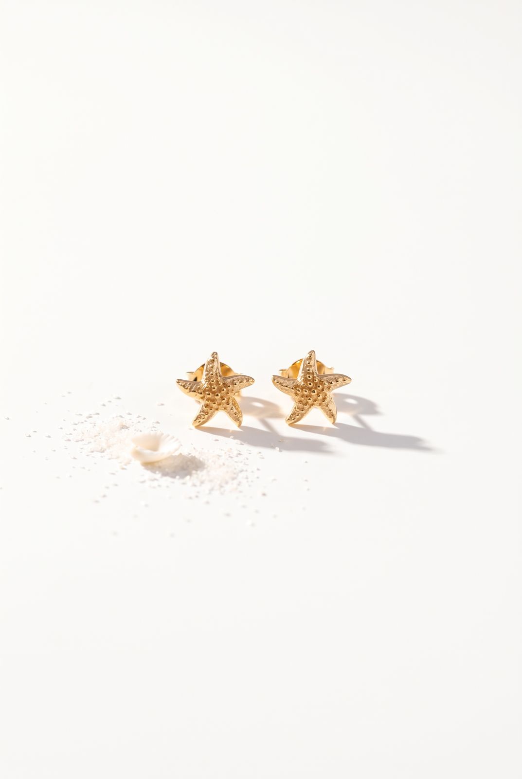 Bijouterie Bruxelles : boucles d'oreilles étoiles de mer
