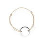 Bracelet médaille argent personnalisé femme