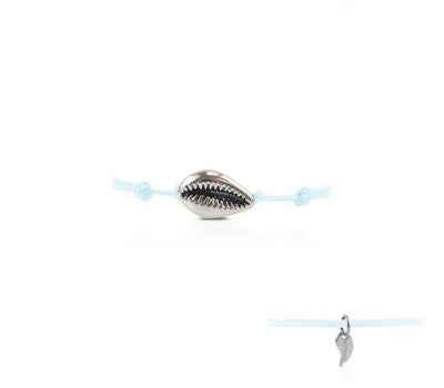 Bracelet coquillage argent enfant