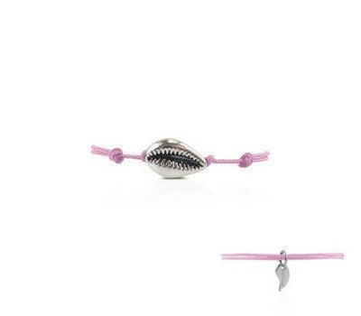 Bracelet coquillage argent enfant