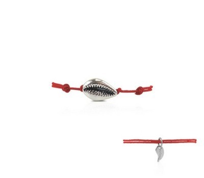 Bracelet coquillage argent enfant