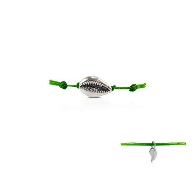 Bracelet coquillage argent enfant