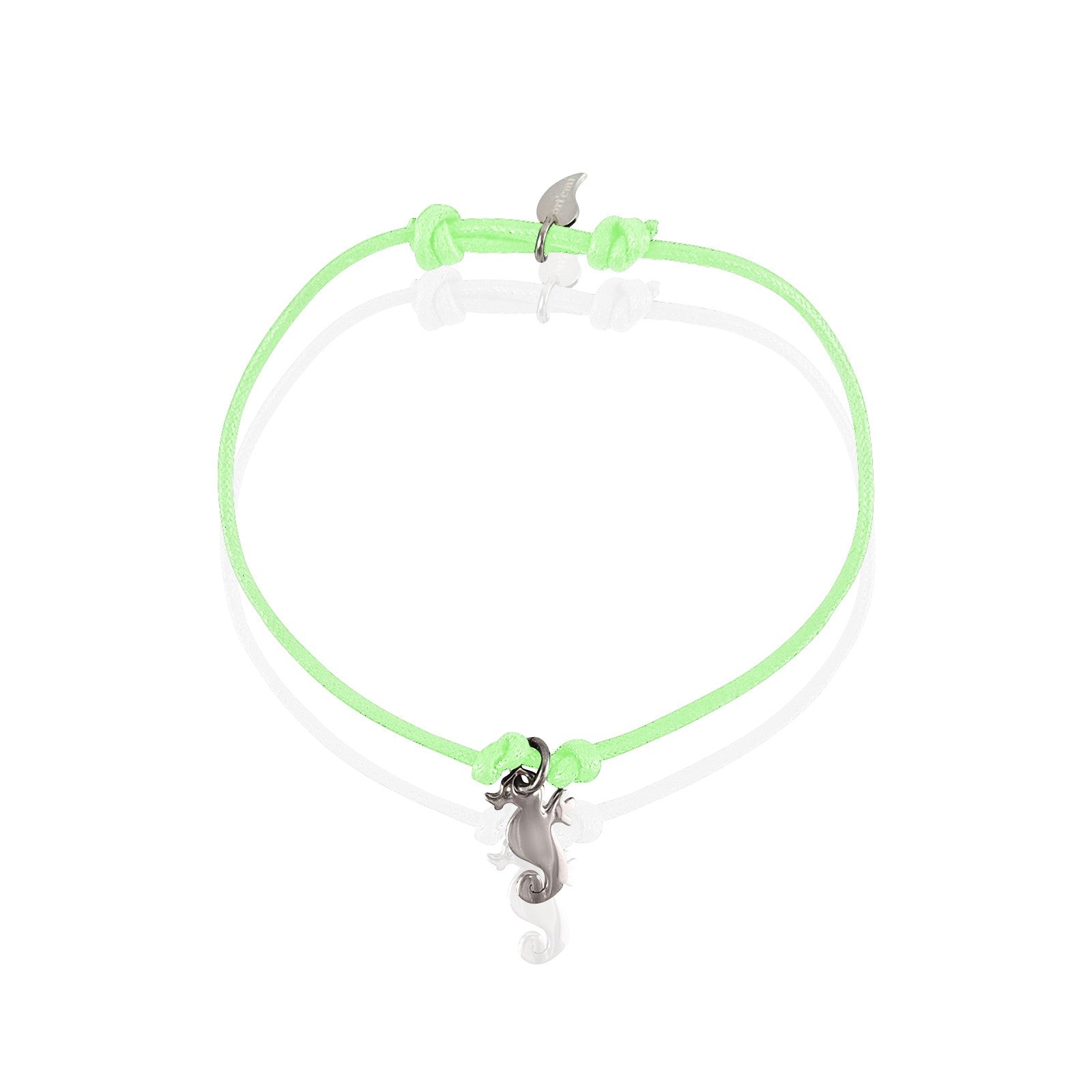 Bracelet hippocampe argent femme