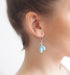 Boucles d'oreilles grappe turquoise
