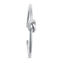 Bracelet noeud argent femme
