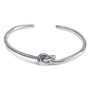 Bracelet noeud argent femme