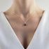 Collier goutte quartz femme