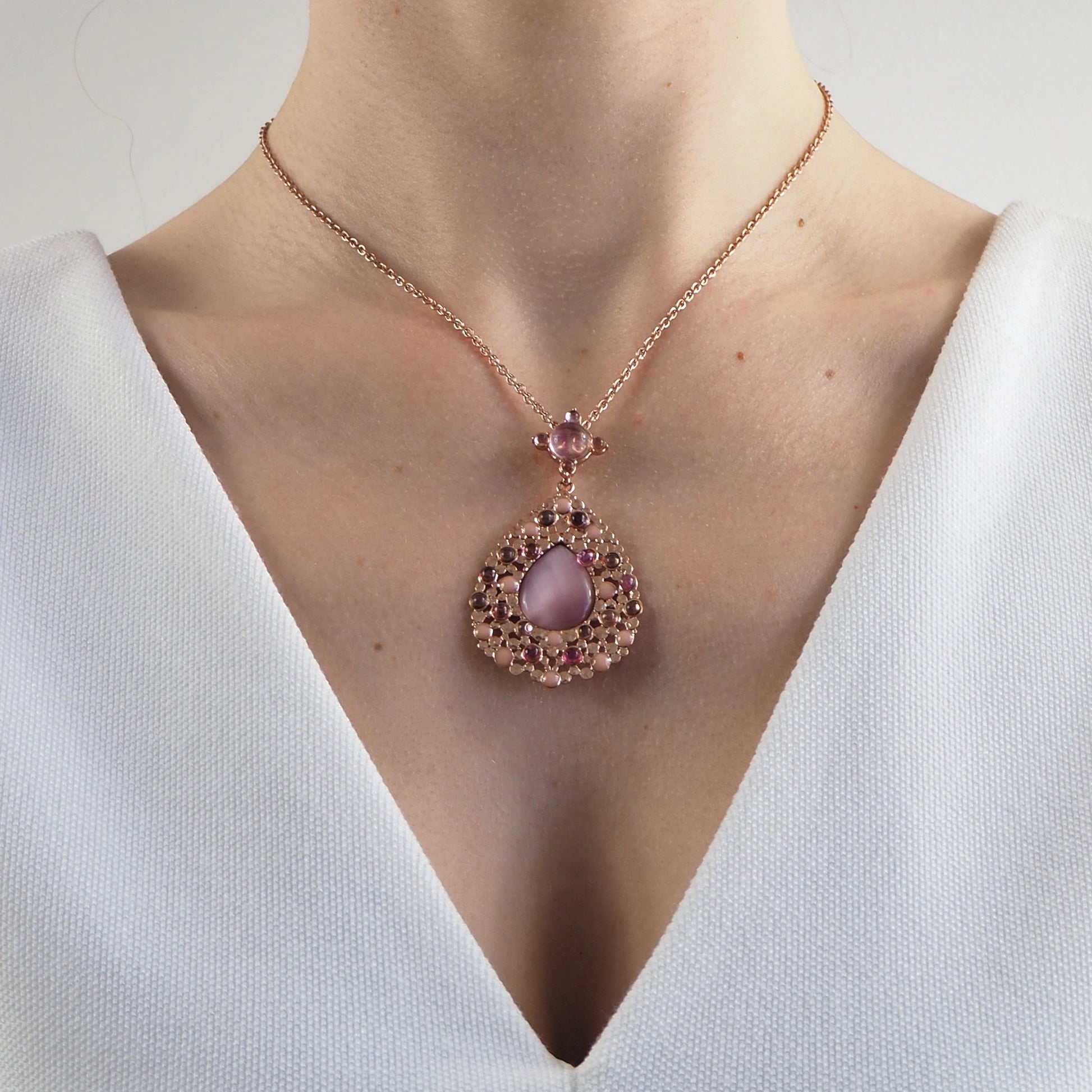 Collier Drop Stone femme