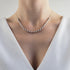 Collier perles argent femme