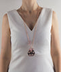 Collier sautoir coccinelle femme