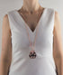 Collier sautoir coccinelle femme
