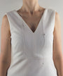Sautoir noeuds argent femme