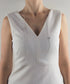 Sautoir noeuds argent femme