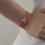 Bracelet médaille goutte femme